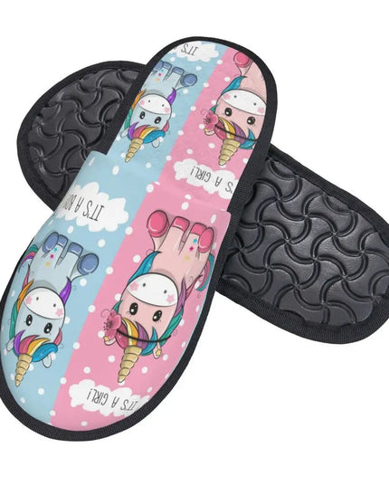 Warme Einhorn Hausschuhe für dich!