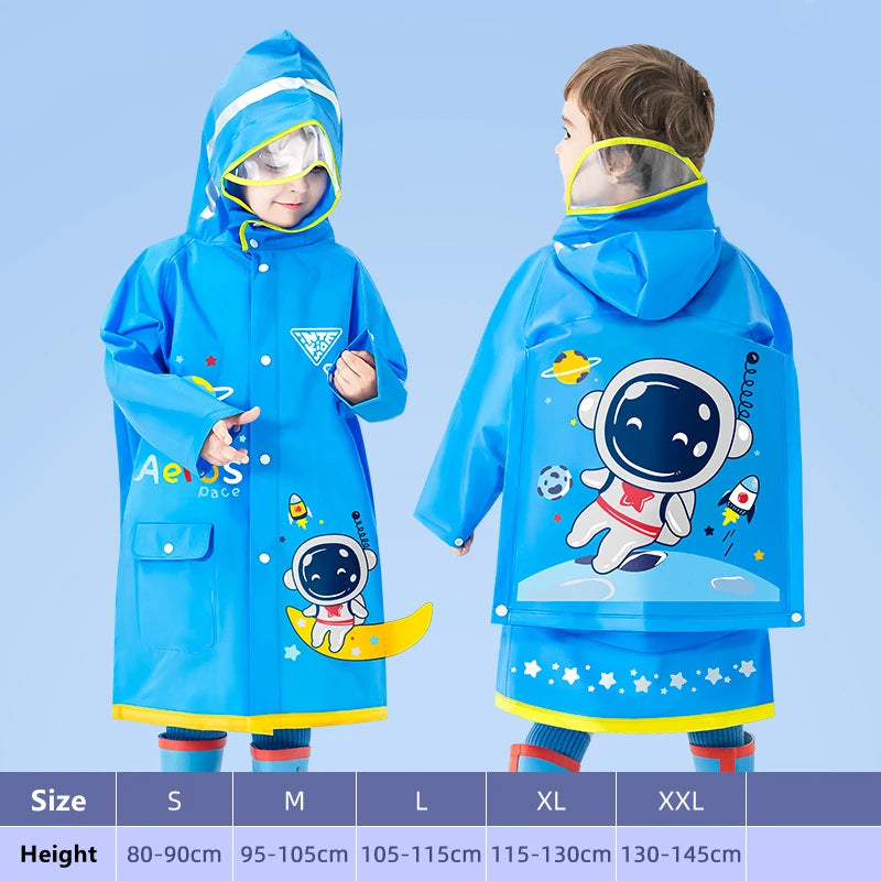 Dein Einhorn Regenponcho mit Rucksack-Platz!