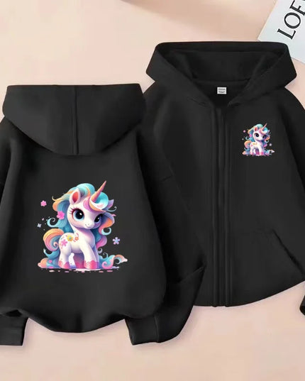 Deine coole Einhorn Jacke in Beige!