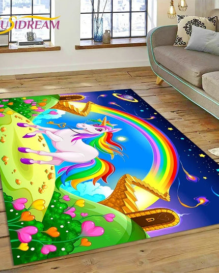 Dein Einhorn Sessel als 3D Traum-Teppich!