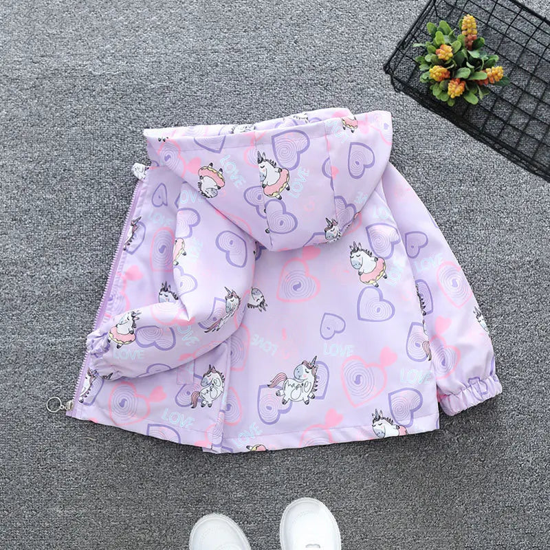 Deine coole Einhorn Jacke mit Kapuze!