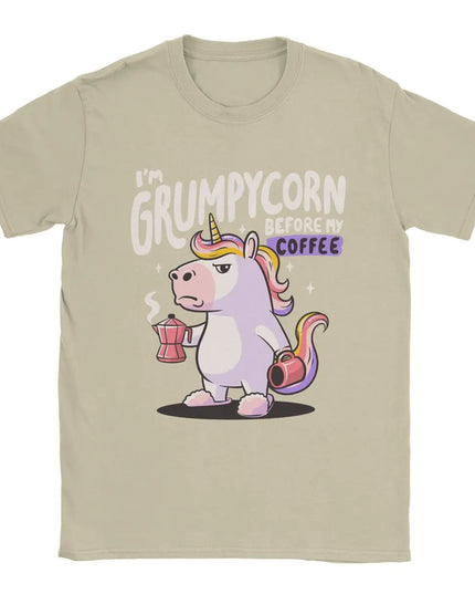 Dein Grumpycorn Einhorn T-Shirt in Dark Grey!