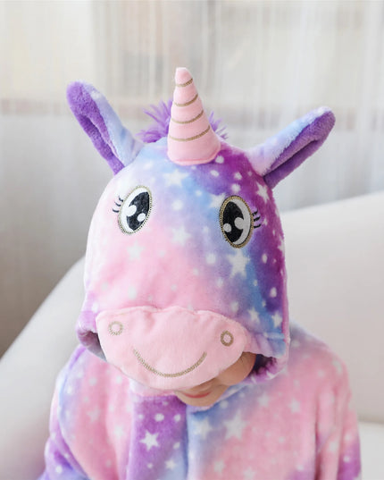 Dein kuscheliger Einhorn Morgenmantel!