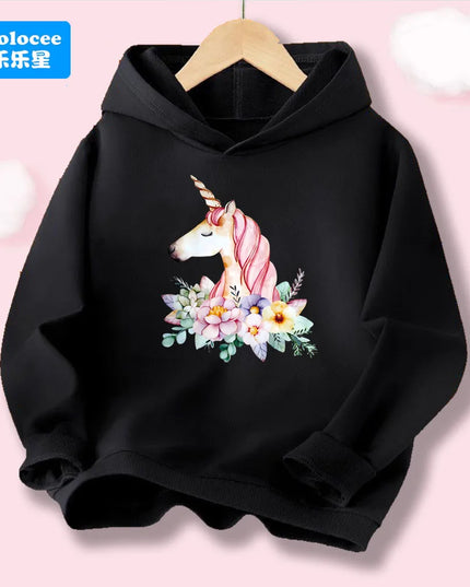 Dein strahlender Einhorn Hoodie Gelb!