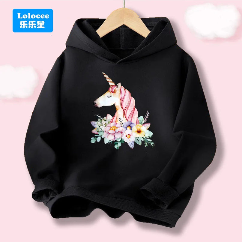 Dein magischer Einhorn Hoodie in Pink!