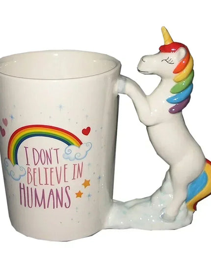 Deine Einhorn Tasse mit Tiergriff!