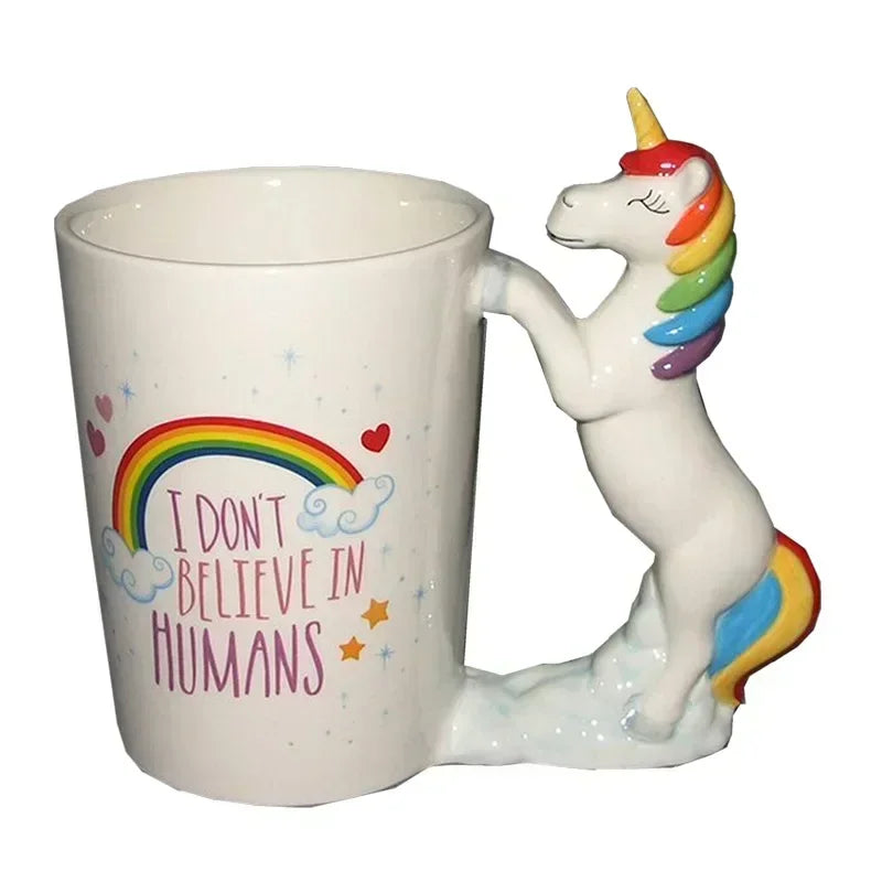 Deine Einhorn Tasse mit Tiergriff!