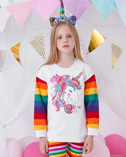 Dein glitzernder Einhorn Hoodie mit
