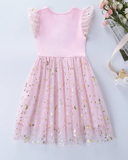 Dein zauberhaftes Einhorn Kleid Lila!