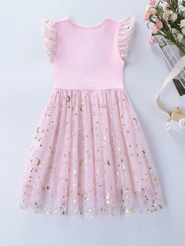 Dein zauberhaftes Einhorn Kleid Pink!