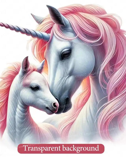 Dein liebevolles Einhorn Wandtattoo Mutter &