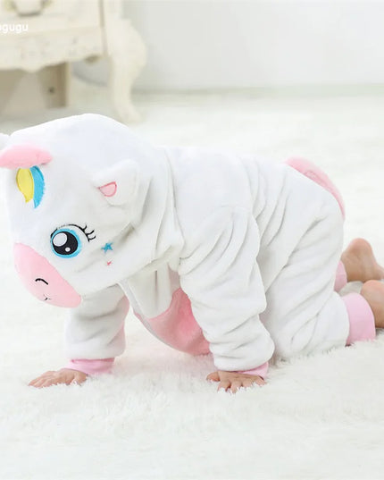 Dein kuscheliger Einhorn Baby Strampler