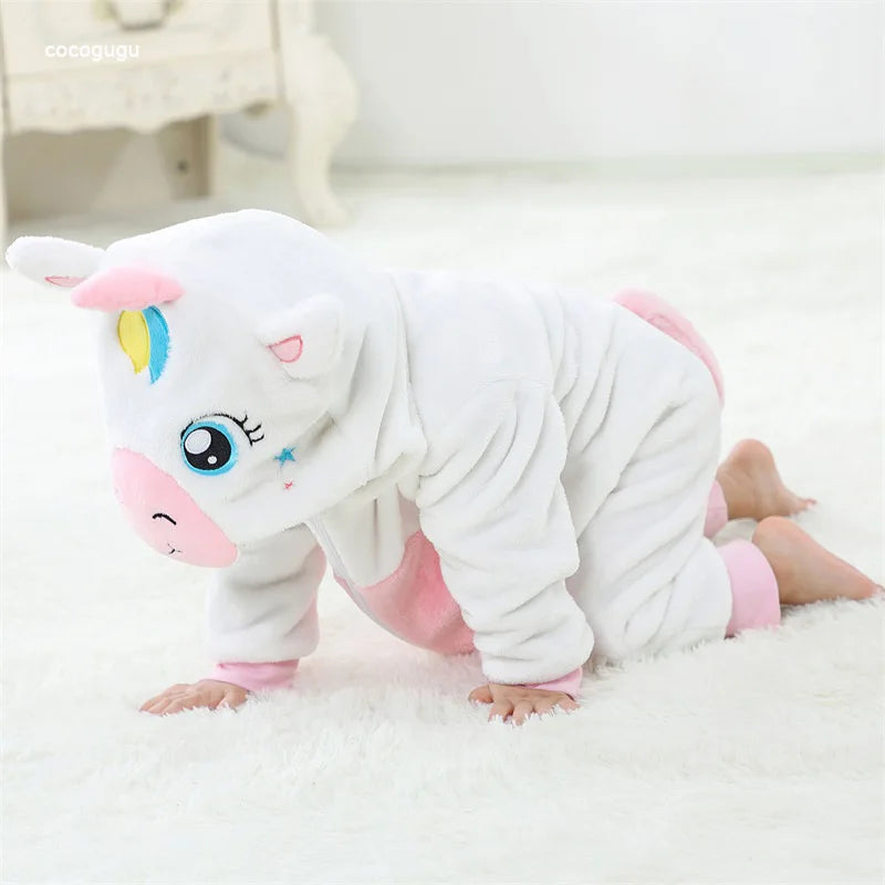 Dein kuscheliger Einhorn Baby Strampler