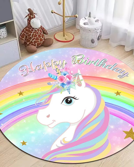 Dein Traum-Einhorn Sessel als runder Teppich!