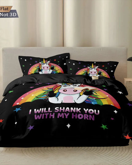Deine Traumhafte Bunte Einhorn Bettwäsche