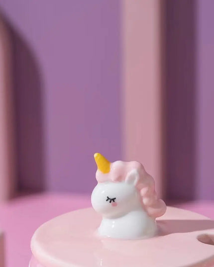 Deine süße Einhorn Tasse mit Deckel & Löffel!