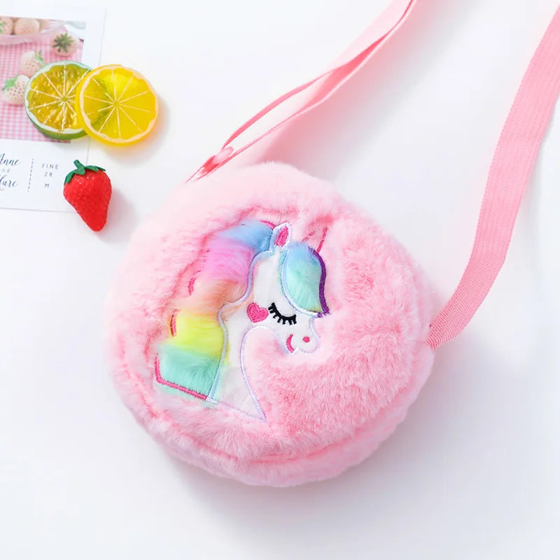 Regenbogen-Einhorn Umhängetasche zum