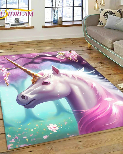 Dein Einhorn Sessel als 3D Traum-Teppich!