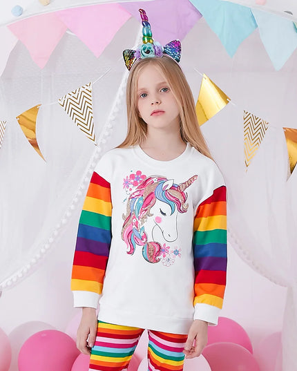 Dein glitzernder Einhorn Hoodie mit
