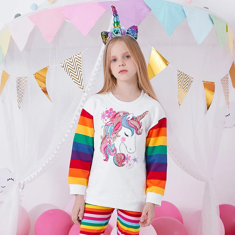 Dein glitzernder Einhorn Hoodie mit
