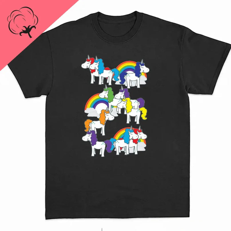 Das strahlende Einhorn T-Shirt in Weiß!