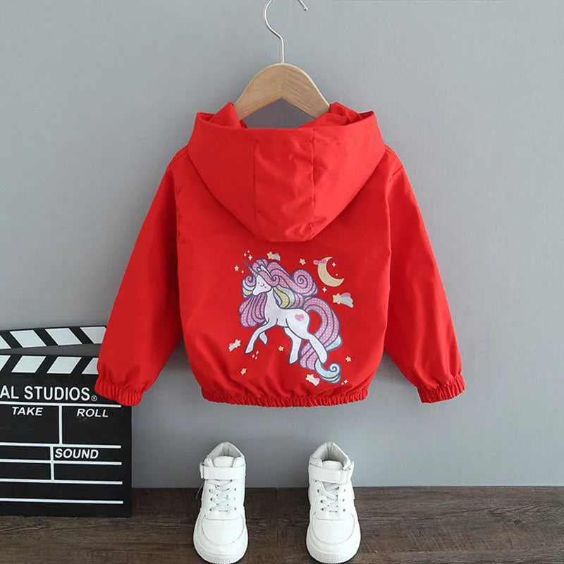 Deine leuchtende Einhorn Jacke in Gelb!