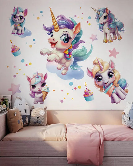 Dein zauberhaftes Einhorn Wandtattoo fürs