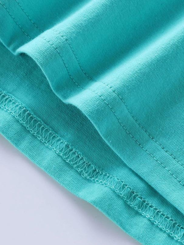 Dein fröhliches Einhorn Kleid in Seeblau!