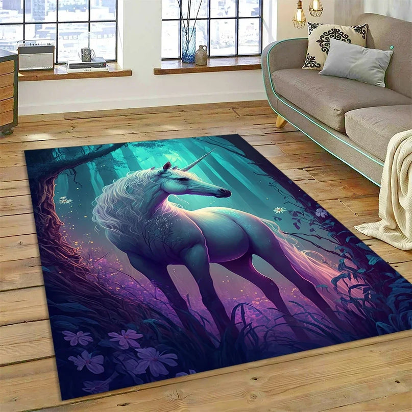 Dein Einhorn Sessel als 3D Traum-Teppich!