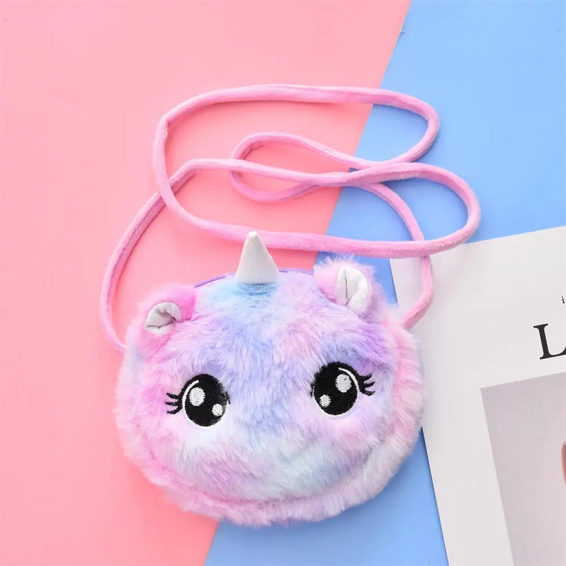 Flauschige Einhorn Umhängetasche für Dich!