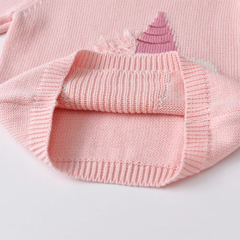 Dein kuscheliger Einhorn Pullover in Pink!