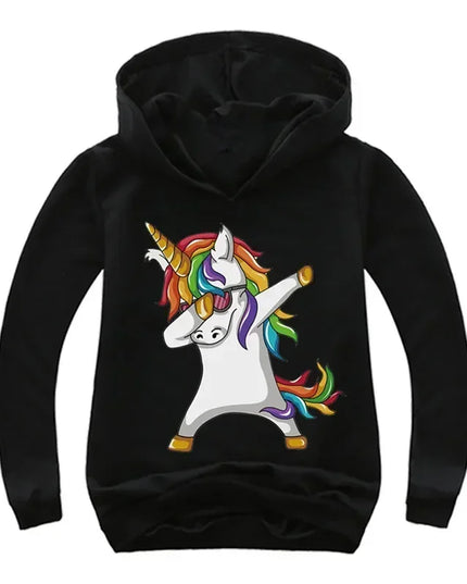 Kuscheliger Einhorn Hoodie für kleine