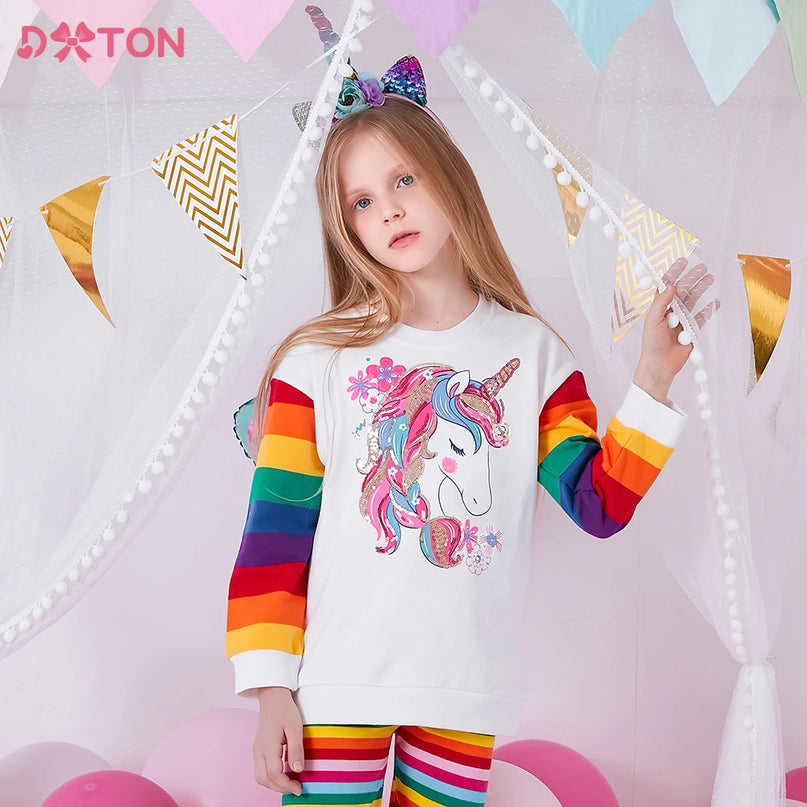 Dein glitzernder Einhorn Hoodie mit