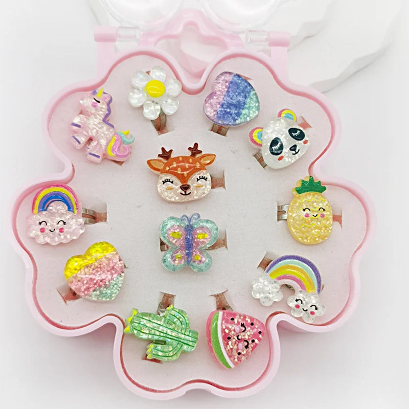 Süße Einhorn Ringe für kleine Prinzessinnen!