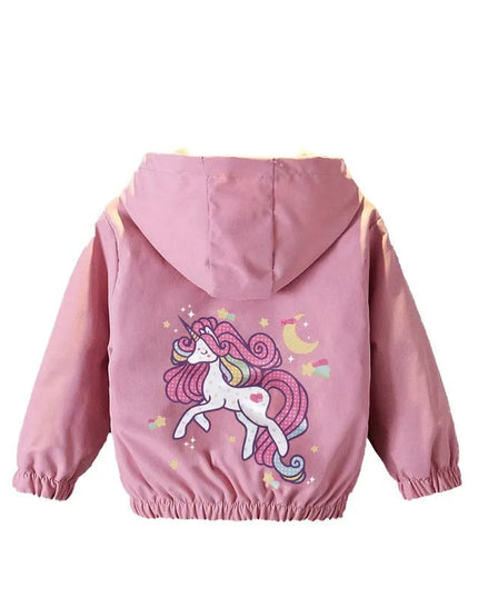 Deine zauberhafte Einhorn Jacke mit Kapuze!
