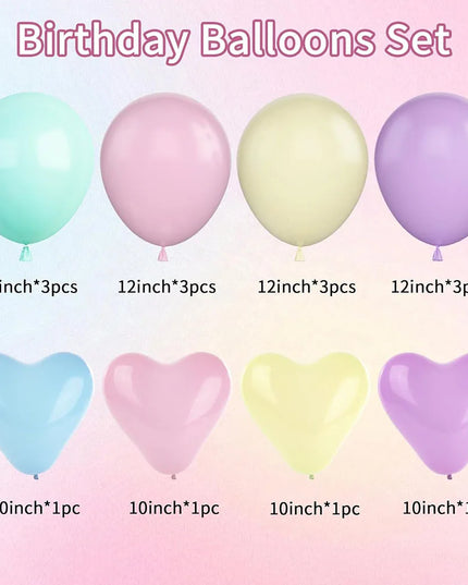 Zauberhaftes Einhorn Deko Ballon Set!