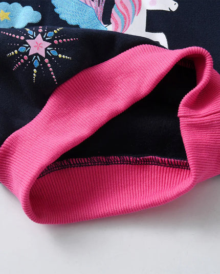 Dein gestreifter Einhorn Hoodie von VIKITA!