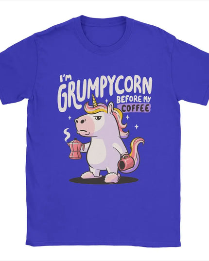 Dein Grumpycorn Einhorn T-Shirt in Grau!