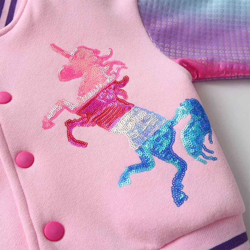 Deine glitzernde Einhorn Jacke für den
