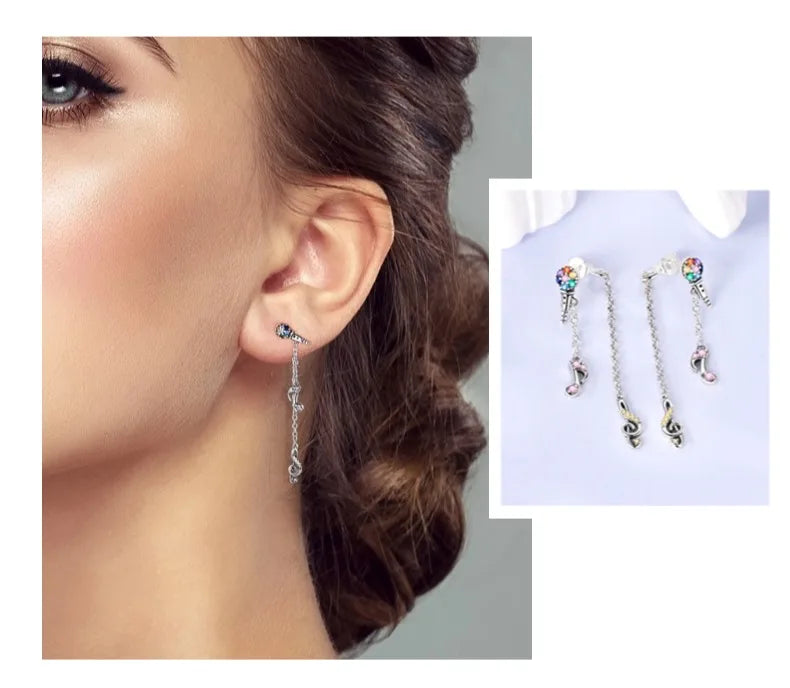 Niedliche Einhorn Ohrringe mit blauen Augen!