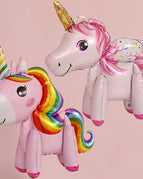 2pcs pink set / 3D / Unicorn