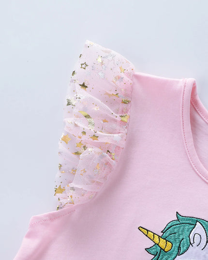 Dein zauberhaftes Einhorn Kleid Fuchsia!