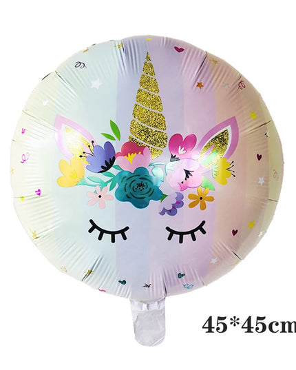 Dein Einhorn Kuscheltier Ballon-Set