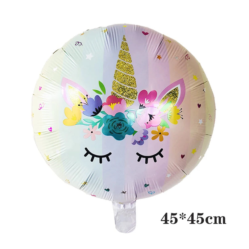 Dein Einhorn Kuscheltier Ballon-Set