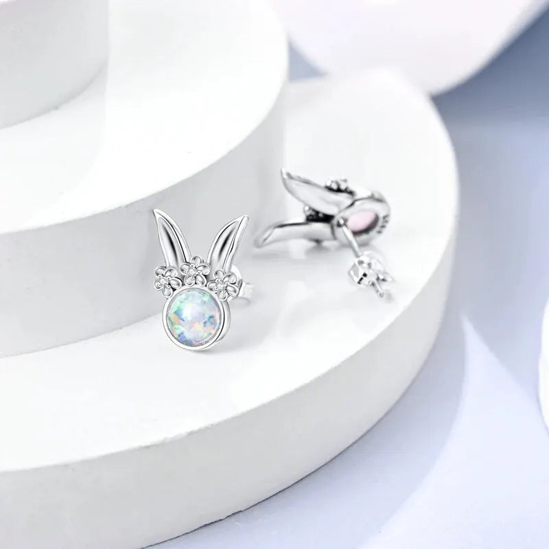 Süße Einhorn Ohrstecker aus 925 Silber