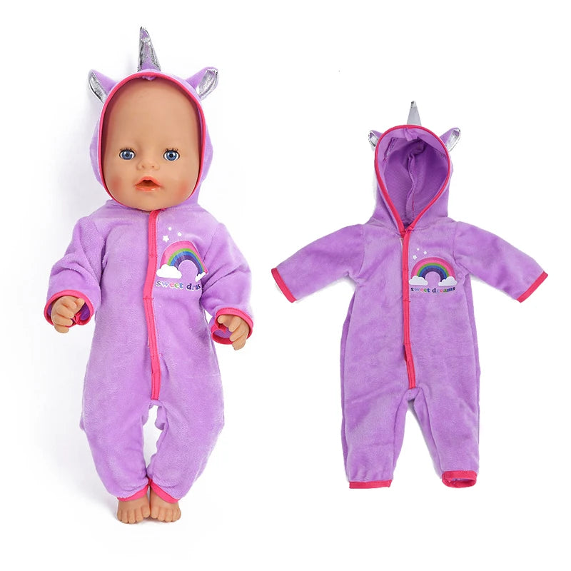 Deine bezaubernde Einhorn Jacke für Puppen!