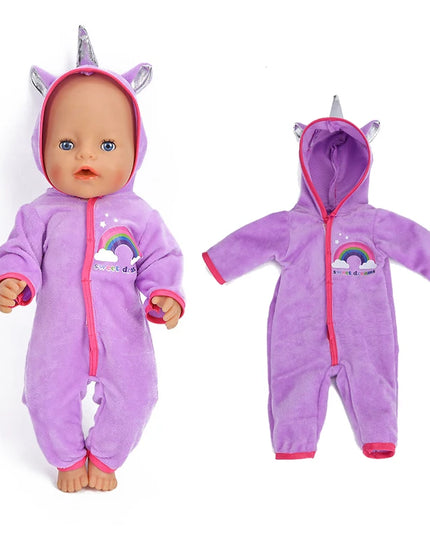 Deine Puppe im Einhorn-Zauber-Look!