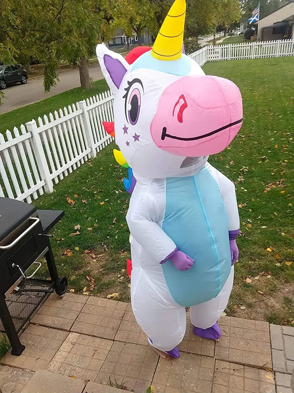Lila Magie: Dein Aufblasbares Einhorn