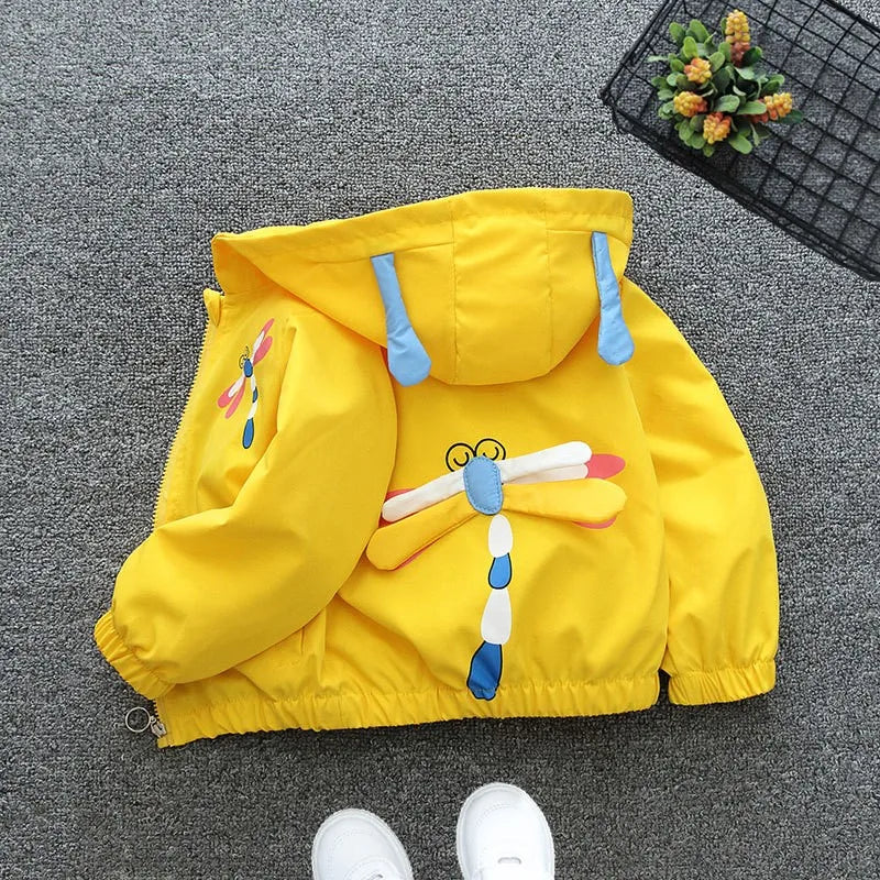 Deine fröhliche Einhorn Jacke in Blau!