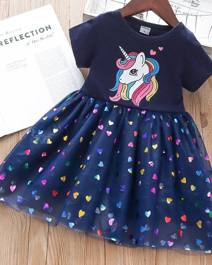 Dein Traum-Einhorn Kleid in Blau!